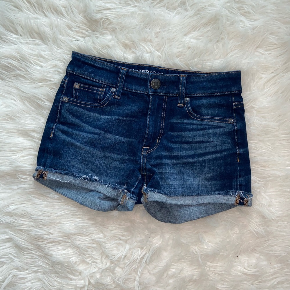 American Eagle high-rise jean shorts